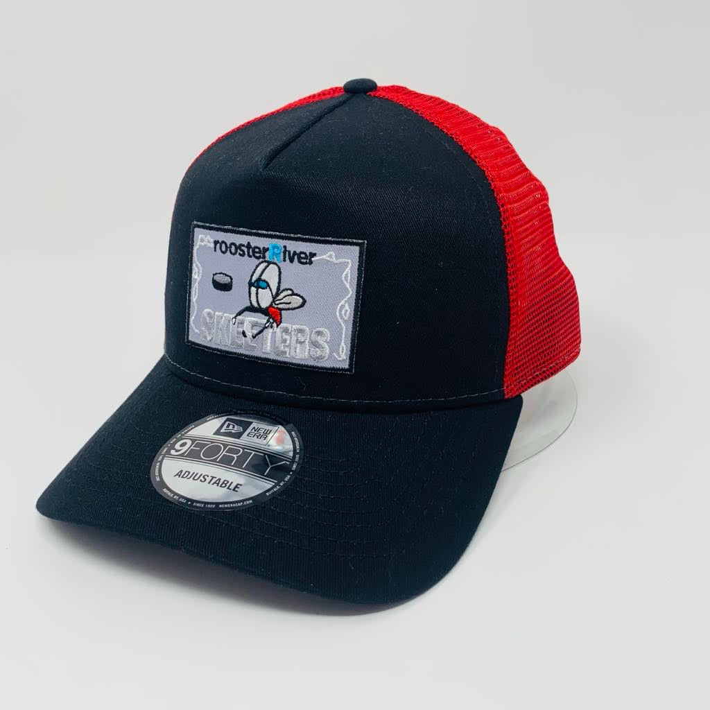 Skeeters Black and Red snap back