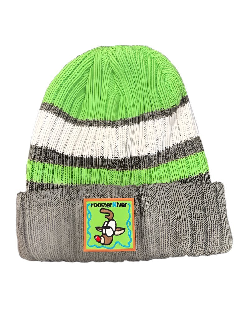 Green stripe Beanie Deer