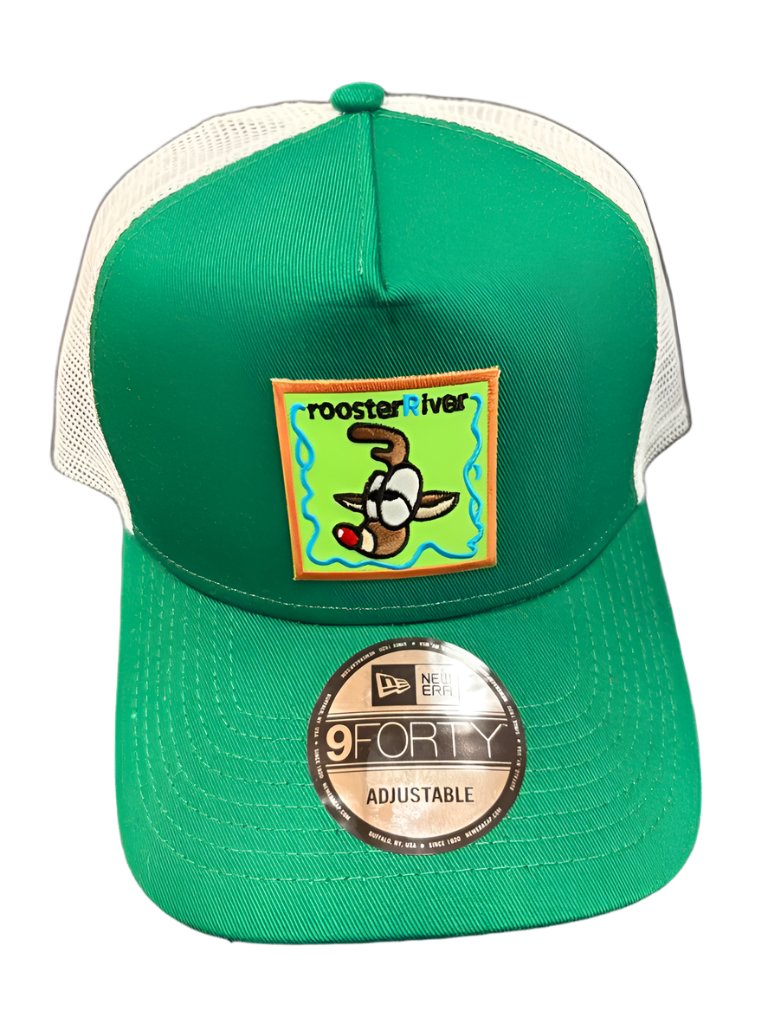 Green White Deer 5 panel