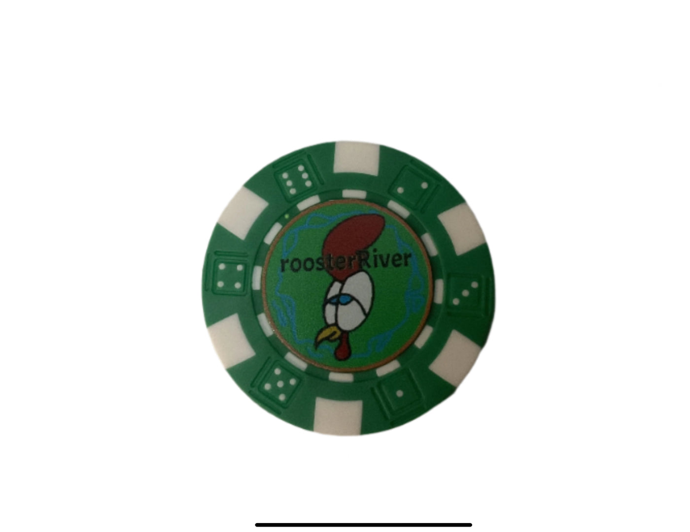 Poker chip ball marker